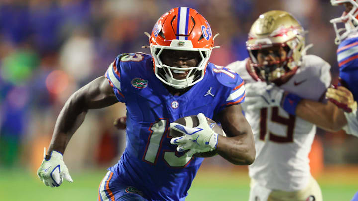 Florida Gators running back Jadan Baugh is among the top draft prospects currently on the team
