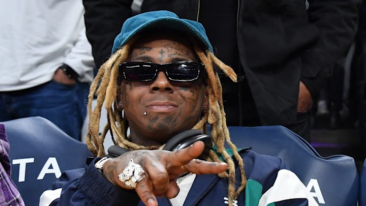Celebrities At The Los Angeles Lakers Game