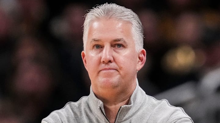 Purdue Boilermakers head coach Matt Painter watches his team