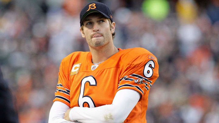Former Bears quarterback Jay Cutler during a game during the 2011 season. Former Bears quarterback Jay Cutler during a game during the 2011 season.