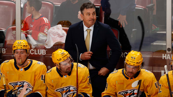 Nashville Predators' Bench