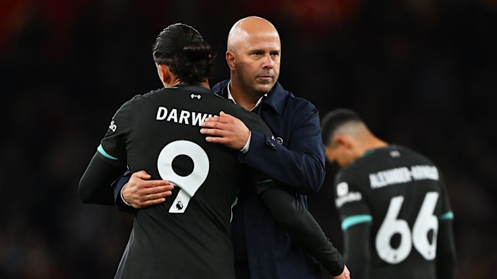 Arne Slot left Darwin Nunez on the bench against Man City at the weekend