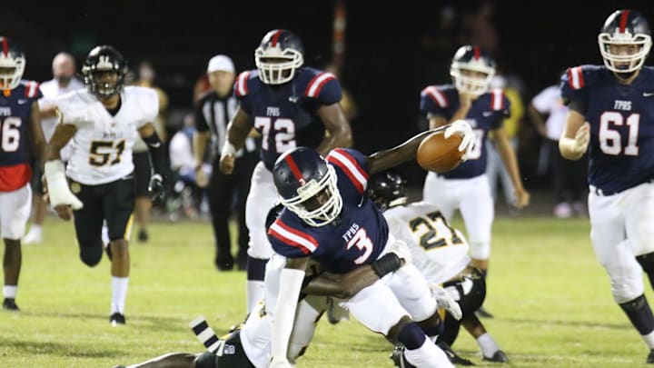 Neville High School wins at Franklin Parish High School in Winnsboro.