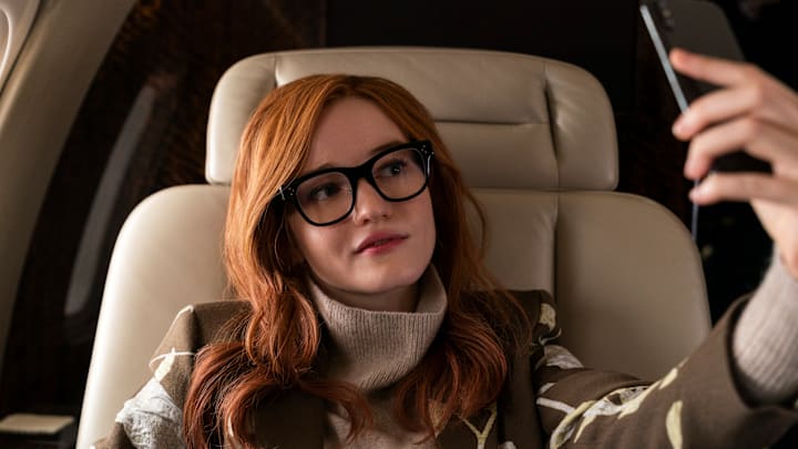 Julia Garner as Anna Delvery in episode 104 of Inventing Anna Julia Garner as Anna Delvery in episode 104 of Inventing Anna