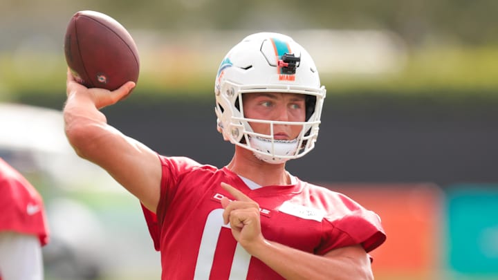 Miami Dolphins quarterback Zach Wilson