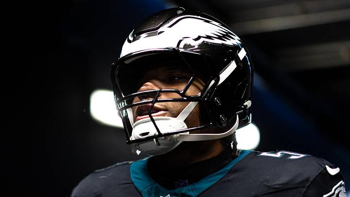 Philadelphia Eagles guard Tyler Steen Philadelphia Eagles guard Tyler Steen