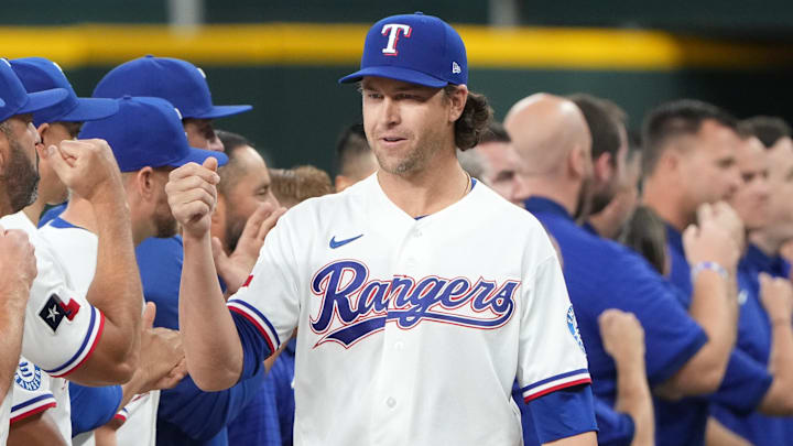 Texas Rangers pitcher Jacob deGrom.