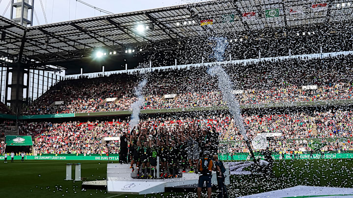 Volle Tribünen: Der VfL Wolfsburg gewann zweimal hintereinander den DFB-Pokal vor großer Kulisse