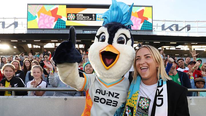 Pinguim chamada Tazuni é a mascote da Copa do Mundo da Austrália e Nova Zelândia