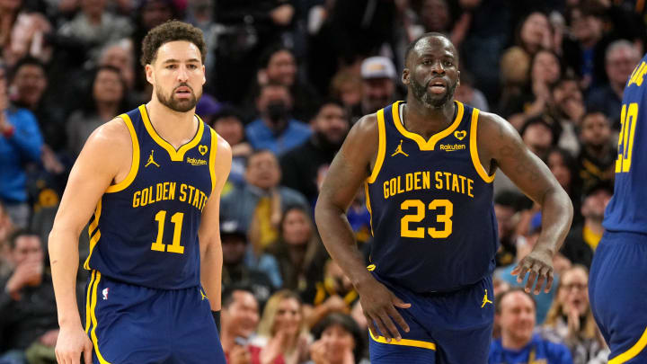 Guard Klay Thompson (11) signed a contract that sends him to the Dallas Mavericks this week Mandatory Credit: Darren Yamashita-USA TODAY Sports