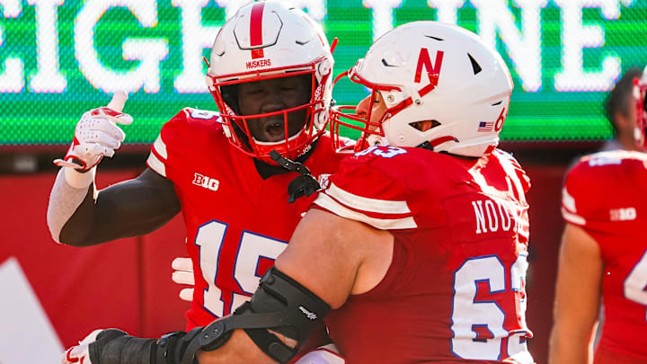 Oct 21, 2023; Lincoln, Nebraska, USA; Nebraska Cornhuskers wide receiver Malachi Coleman 