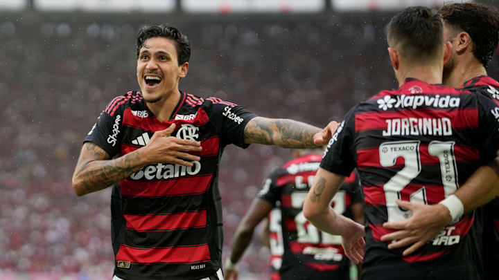 Pedro fez gol no último jogo do Flamengo