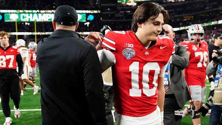 Ohio State Buckeyes head coach Ryan Day was pitched for the New York Giants' opening this offseason Ohio State Buckeyes head coach Ryan Day was pitched for the New York Giants' opening this offseason