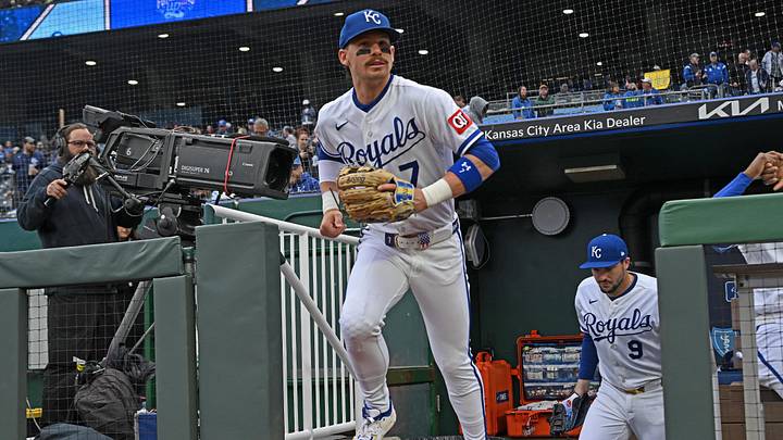 May 19, 2026; Kansas City, Missouri, USA; Kansas City Royals shortstop Bobby Witt Jr. (7) runs out of the dugout before a game against the Boston Red Sox at Kauffman Stadium. Mandatory Credit: Peter Aiken-Imagn Images May 19, 2026; Kansas City, Missouri, USA; Kansas City Royals shortstop Bobby Witt Jr. (7) runs out of the dugout before a game against the Boston Red Sox at Kauffman Stadium. Mandatory Credit: Peter Aiken-Imagn Images