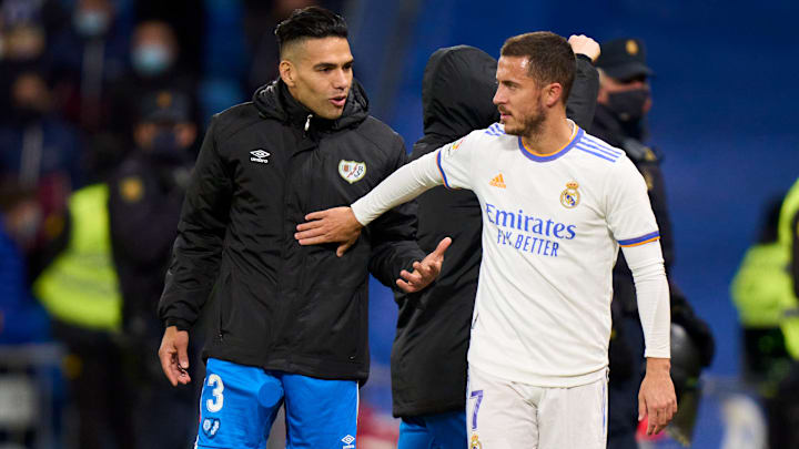 Falcao Garcia se machucou no duelo madrilenho contra o Real de Hazard