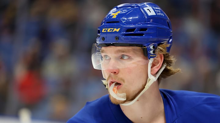 Buffalo Sabres defenseman Bowen Byram Buffalo Sabres defenseman Bowen Byram