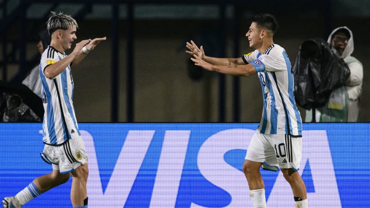 Argentina sub 17, Ian Subiabre y Claudio Echeverri