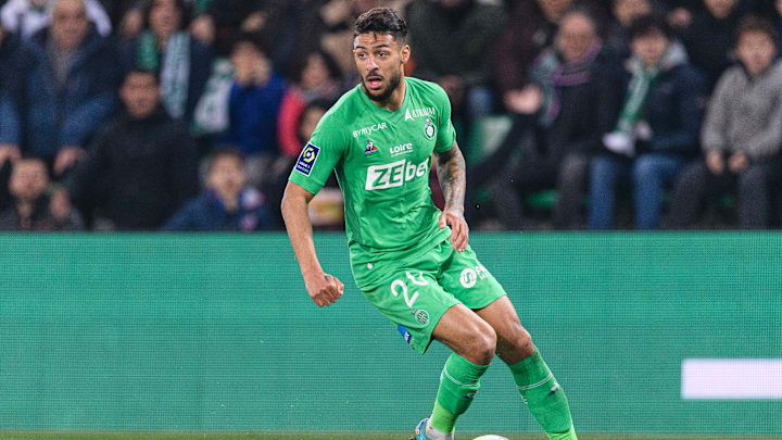 Denis Bouanga et les Verts se sont inclinés pour leur première