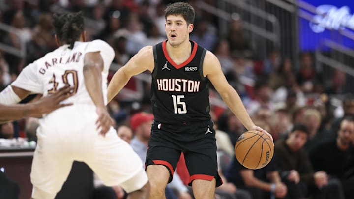 Reed Sheppard of the Houston Rockets