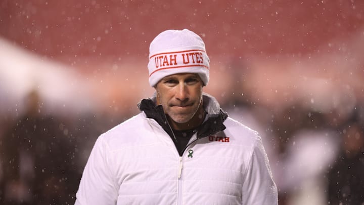 Utah Utes head coach Morgan Scalley has members of his staff spread throughout the country during the January contact period for high school recruiting.