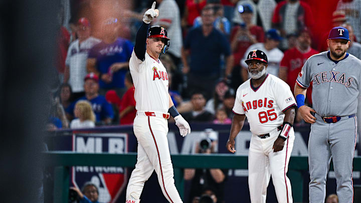 Texas Rangers v Los Angeles Angels