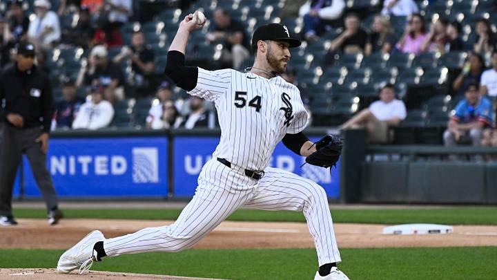 May 27, 2026; Chicago, Illinois, USA; Chicago White Sox pitcher David Sandlin (54) delivers the ball during the first inning against the Minnesota Twins at Rate Field. Mandatory Credit: Matt Marton-Imagn Images May 27, 2026; Chicago, Illinois, USA; Chicago White Sox pitcher David Sandlin (54) delivers the ball during the first inning against the Minnesota Twins at Rate Field. Mandatory Credit: Matt Marton-Imagn Images
