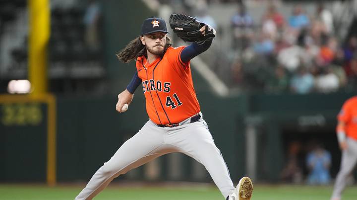 Houston Astros pitcher Spencer Arrighetti.