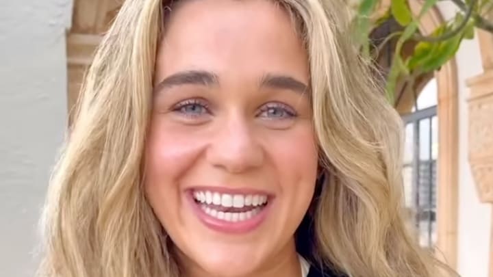 Ali Truwit on her SI Swimsuit debut photo shoot day in Boca Raton, Fla.