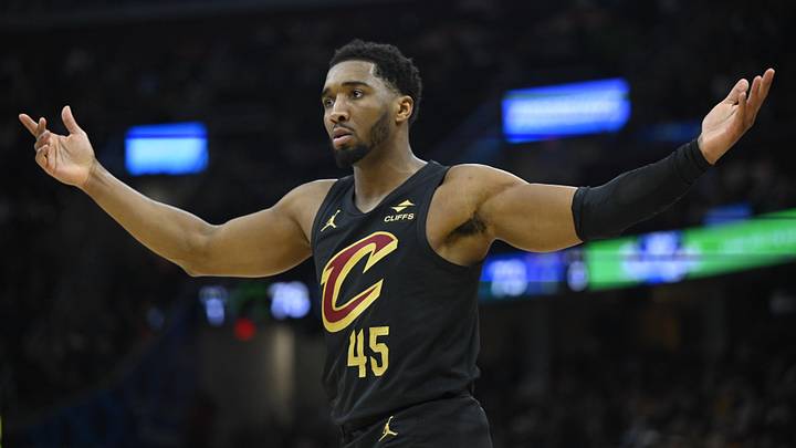 Cleveland Cavaliers guard Donovan Mitchell. Cleveland Cavaliers guard Donovan Mitchell.