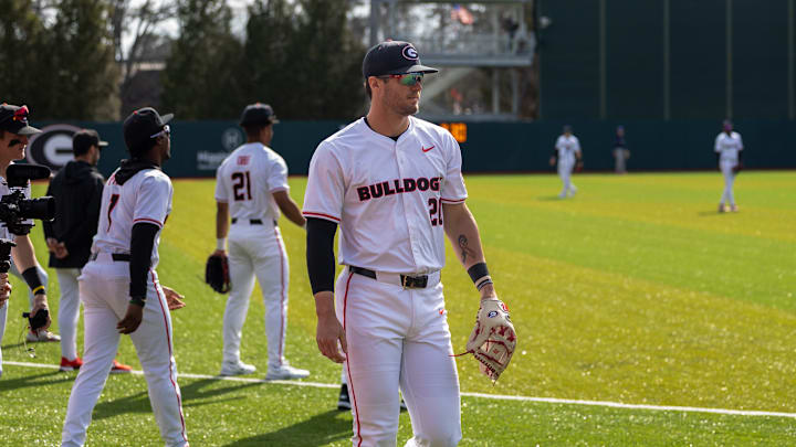 Ryland Zaborowski before game against UIC 