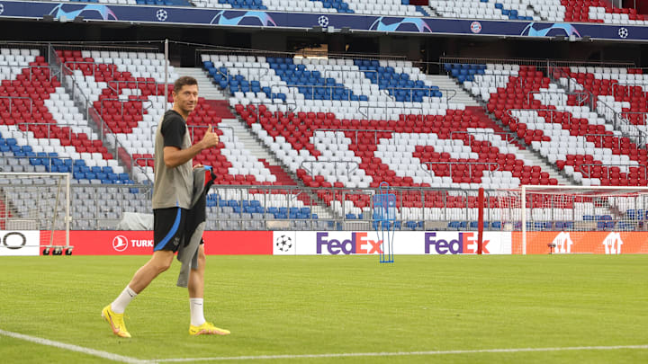 Robert Lewandowski zurück in München Robert Lewandowski zurück in München