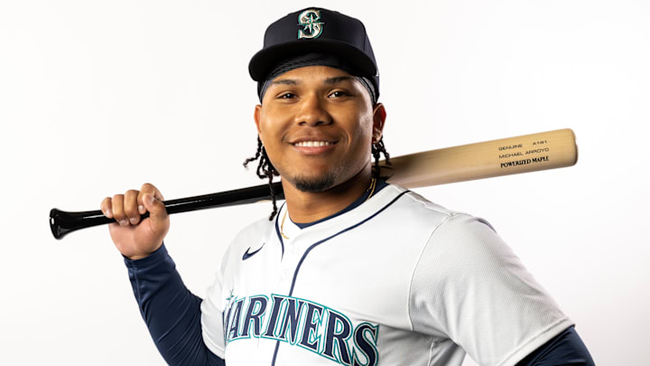 Seattle Mariners infielder Michael Arroyo poses for a portrait during media day Feb. 20 at Peoria Sports Complex. Seattle Mariners infielder Michael Arroyo poses for a portrait during media day Feb. 20 at Peoria Sports Complex.