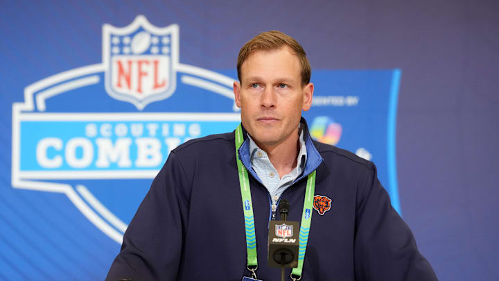 Chicago Bears head coach Ben Johnson