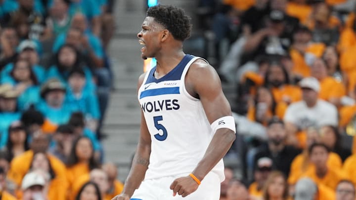 Edwards tallied 18 points on 8-of-13 shooting in Game 1 against San Antonio.