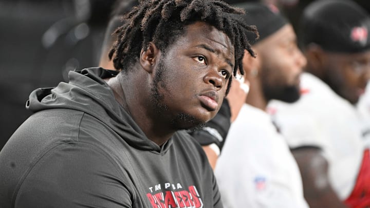 The Tampa Bay Buccaneers waived rookie defensive tackle Desmond Watson in a move that is a total bummer given his potential. (Mandatory Credit: Barry Reeger-Imagn Images)