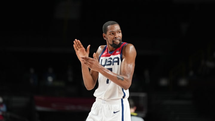 Kevin Durant is mad at Nike for its new Olympics commercial. Kevin Durant is mad at Nike for its new Olympics commercial.
