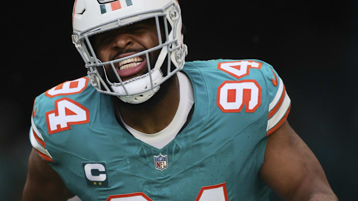 Dec 24, 2023; Miami Gardens, Florida, USA; Miami Dolphins defensive tackle Christian Wilkins (94)