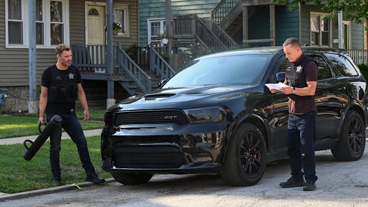 CHICAGO P.D. -- "The After" Episode 12004 -- Pictured: (l-r) Patrick John Flueger as Officer Adam Ruzek, Jason Beghe as Sgt. Hank Voight