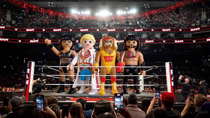 Screenshot of the WWE & Playmobil figures