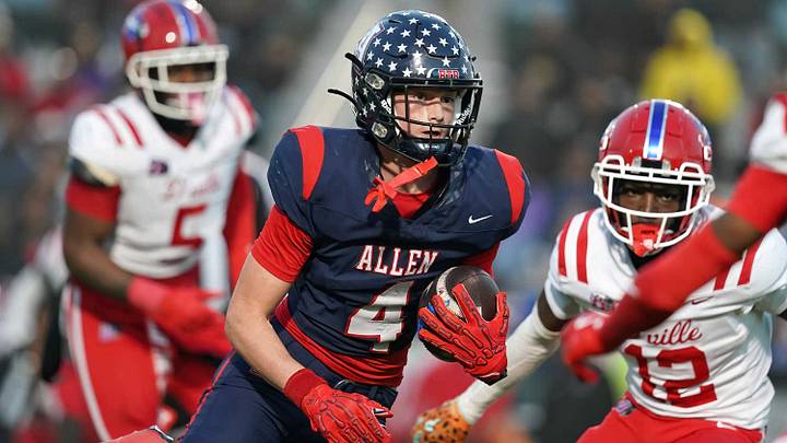 Allen's Grant Abercrombie and the Eagles are 2-0 after a win against DeSoto in Week 2. Allen's Grant Abercrombie and the Eagles are 2-0 after a win against DeSoto in Week 2.