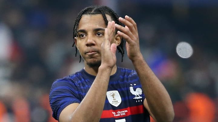 Koundé con la selección francesa Koundé con la selección francesa