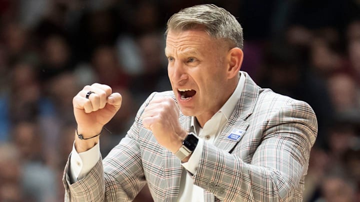 Alabama head coach Nate Oats Alabama head coach Nate Oats