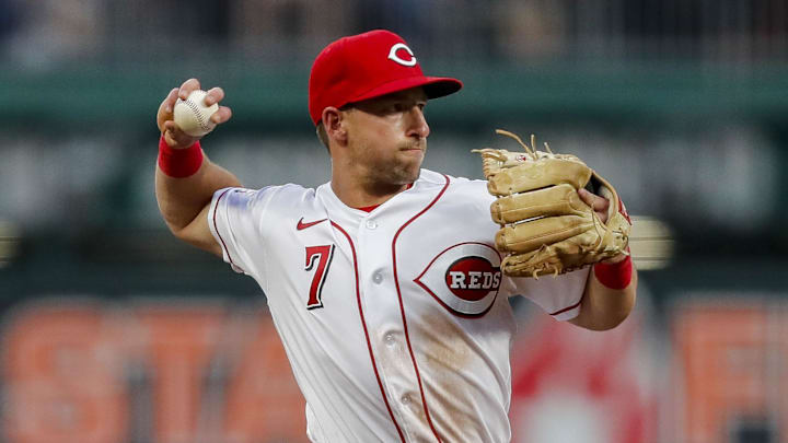 Cincinnati Reds third baseman Spencer Steer.