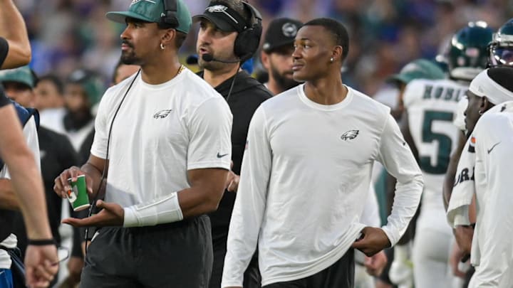 Jalen Hurts, DeVonta Smith, Philadelphia Eagles 