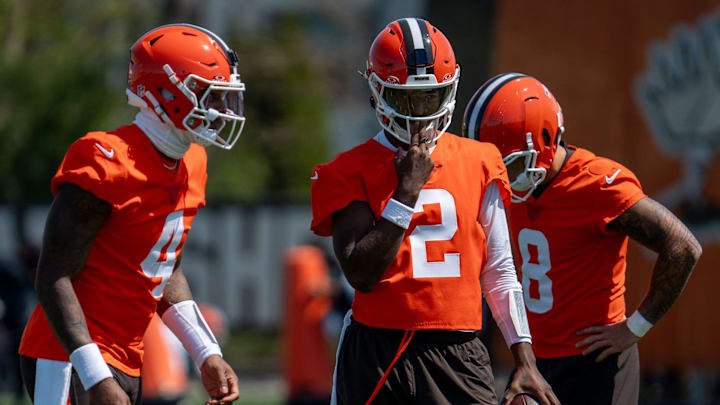 Deshaun Watson is favored to be the starting quarterback for the Cleveland Browns at the start of the 2026 NFL season.
