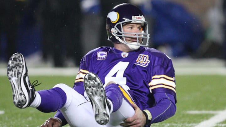 Brett Favre finished his NFL career with the Minnesota Vikings. 