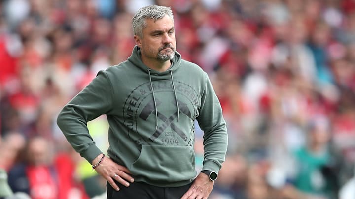 Thomas Reis sichtlich bedient