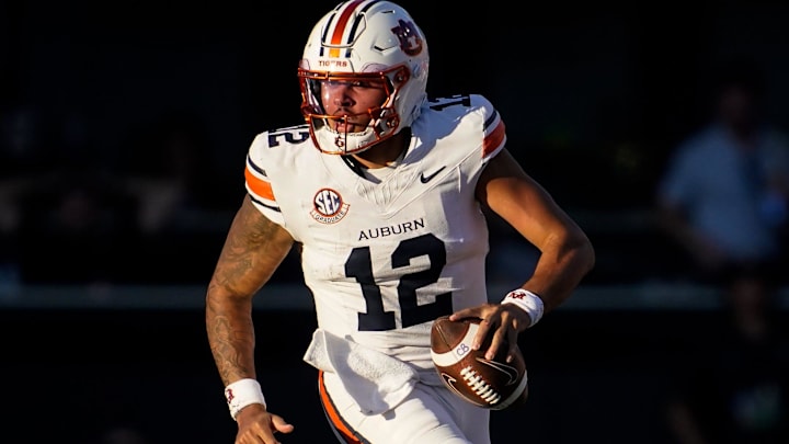 Former Auburn Tigers quarterback Ashton Daniels got mixed reviews for his performance during the 2025 season