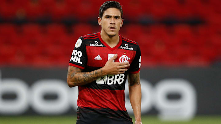 Pedro fez dois gols para o Flamengo diante do Juventude