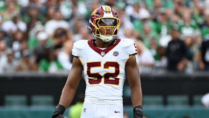 Sep 13, 2026; Philadelphia, Pennsylvania, USA; Washington Commanders linebacker Sonny Styles (52) is seen against the Philadelphia Eagles during the first half at Lincoln Financial Field. Mandatory Credit: Eric Hartline-Imagn Images Sep 13, 2026; Philadelphia, Pennsylvania, USA; Washington Commanders linebacker Sonny Styles (52) is seen against the Philadelphia Eagles during the first half at Lincoln Financial Field. Mandatory Credit: Eric Hartline-Imagn Images